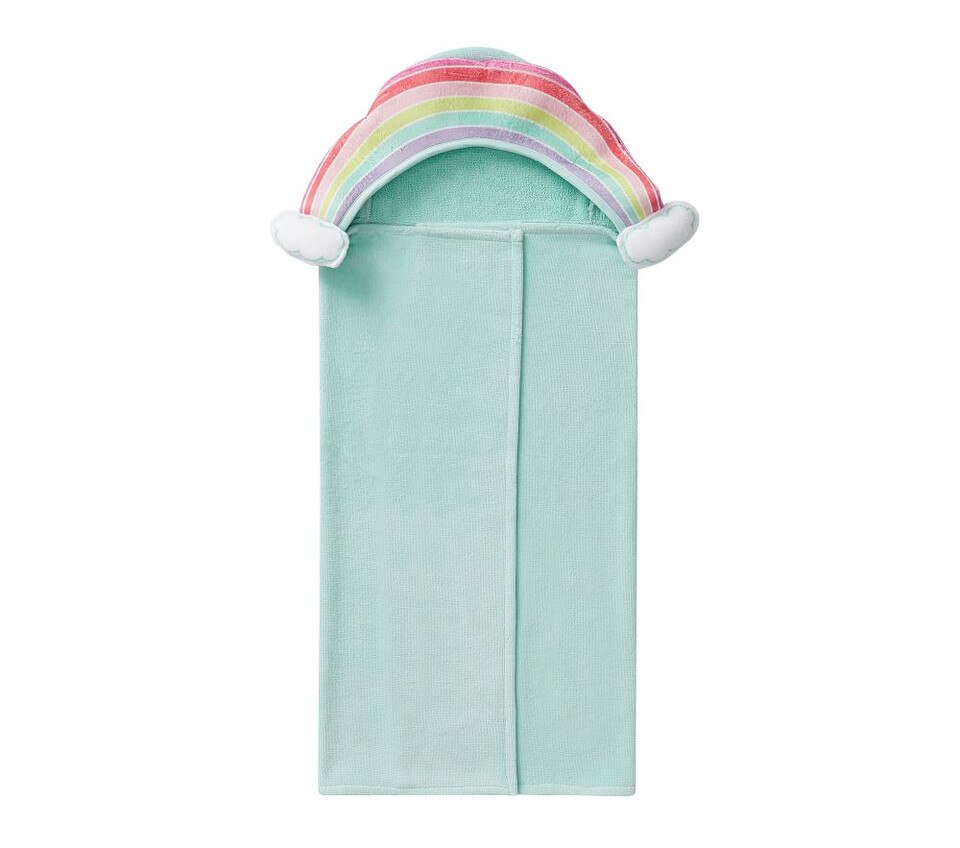 Rainbow Baby Hooded Towel Pottery Barn Kids UK